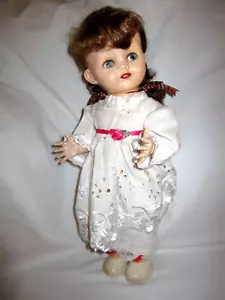 Vintage Pedigree Hard Plastic Hand Assisted Walker Doll , 15" high - Picture 1 of 7
