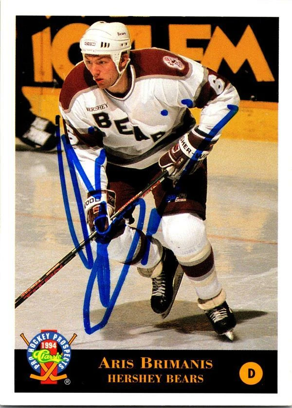 Aris Brimanis autographed Hockey Card Hershey Bears 1994 Classic Prospects #138 - Image 1 of 1