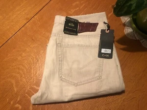 JEANS COH CITIZEN OF HUMANITY THE SID CORTE RECTO BEIGE 33 X 34 NUEVOS CON ETIQUETAS ¡MUY BONITOS! - Imagen 1 de 9