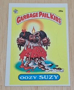 1985 Garbage Pail Kids Series 1 28a Oozy Suzy Card - Picture 1 of 3
