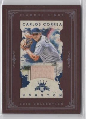 2016 Panini Diamond Kings JERSEY Carlos Correa 31/99 Houston Astros #122 - Image 1 of 2