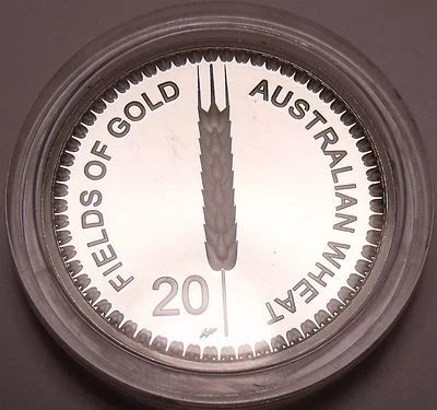 Large Proof Australia 2012 20 Cents~Fields Of Gold~The Australian Wheat~Fr/Ship - Image 1 of 2