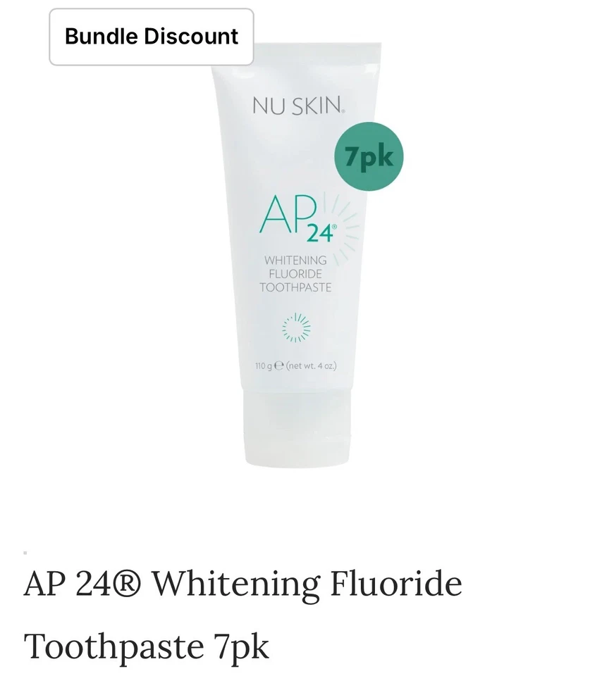7 X Nu Skin AP-24美白氟化物牙膏。 EXP 07/2026。 美国制造 — 第 1/1 张图片