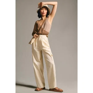 NWOT- Anthropologie Du Paradis Cargo Chino Trousers Sz:0/UK4 Ret$170 - Picture 1 of 7