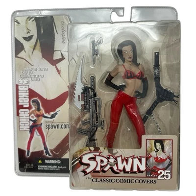 McFarlane 2004 Spawn S 25 Clásico Cómic Motociclista Chica Coleccionista Club Caja Sellada Foto 1 de 3