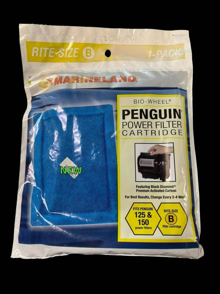 Penguin Marineland Filter Power Rite Size B Cartridges 100 125 150 - 1 Count - Image 1 of 1