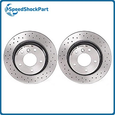 布雷博后盘式制动转子适合 1999 年 2000 宝马 323i 2001 2002 - 2006 宝马 325Ci — 第 1/4 张图片