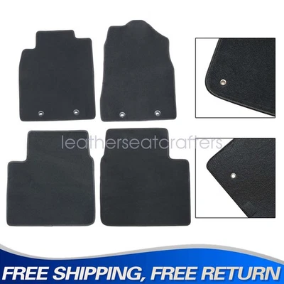 Alfombrillas delanteras y traseras de terciopelo para 2004 2005 2006 Lexus ES330 negras 4 piezas Foto 1 de 4