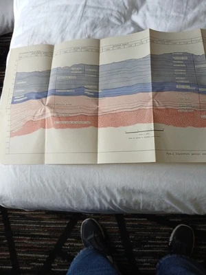 kansas geological map plate 2 Foto 1 de 2