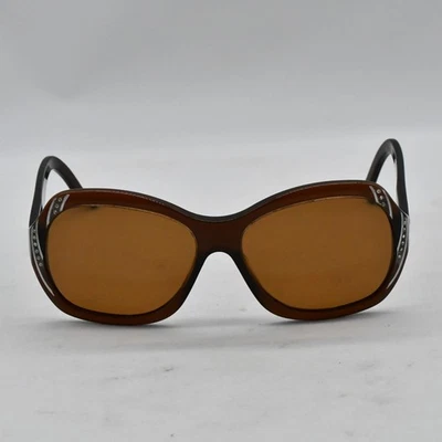 Versace MOD vintage. Gafas de sol marrones 4183-B hechas en Italia Foto 1 de 4