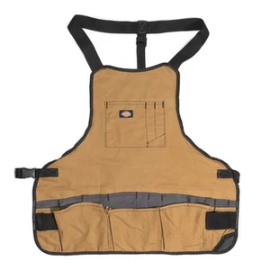 Tool Bib Apron 16 Pocket Woodworking Gardening Carpenter Dickies 57027 - Picture 1 of 5