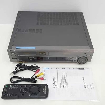 Videoregistratore Sony WV-ST1 Dual-Deck Hi8 8mm usato e video VHS testato e funzionante - Immagine 1 di 4