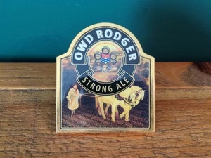 Marstons Owd Rodger Beer Ale Pump Clip Badge Pub Bar Breweriana - Picture 1 of 5