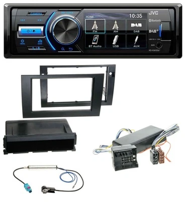 JVC Bluetooth MP3 USB DAB Autoradio für Audi A4 99-01 B5 Symphony Bose Aktivsyst - Bild 1 von 4