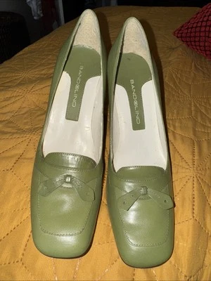 ZAPATOS MUJER BANDOLINI VERDE TACÓN MEDIO TALLA 8M SIN CORDONES  Foto 1 de 4