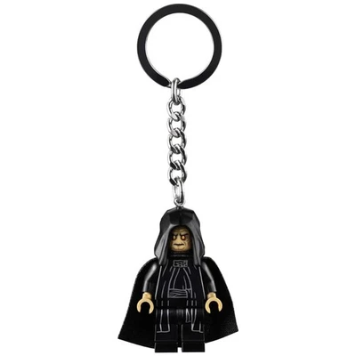 LEGO Star Wars Emperador Palpatine Minifigura Llavero 854289, Negro, Pequeño Foto 1 de 3