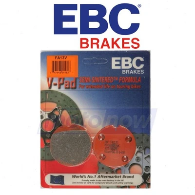 EBC Front Semi-Sintered V Brake Pads for 1975-1976 Honda CB500T Twin DOHC - ta - Изображение 1 из 4