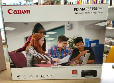 Canon Pixma Ts3350 Imprimante jet d'encre multifonction - Noir - Photo 1/4