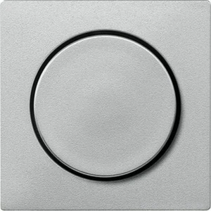 Merten Zentralplatte mit Drehknopf Dimmer System-M MEG5250-0460 Aluminium Alu - Picture 1 of 1