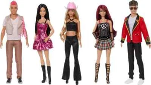 Barbie RBD Band 5 Fashion Doll Set Roberta Mia Lupita Diego Giovanni HXJ69 NEW - Picture 1 of 2