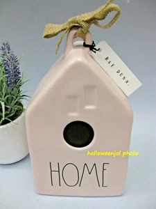 RAE DUNN PINK HOME Birdhouse EASTER LL Spring Mother's Day MAGENTA NEW - Picture 1 of 6
