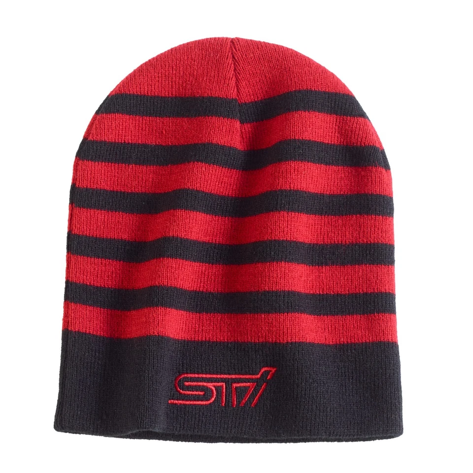 Gorro tejido a rayas con logotipo Subaru STI Impreza STI WRX Forester Outback Racing Foto 1 de 1