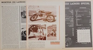 1966 Montesa 250 Lacross Special Motorcycle 4p Print Test article - Picture 1 of 1