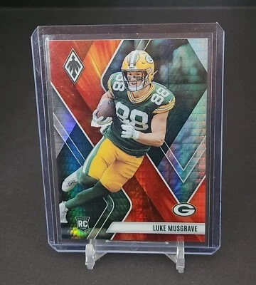 2023 Panini Phoenix Football  #160 Luke Musgrave Exclusive /340 RC Rookie  - Image 1 of 3
