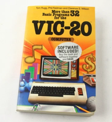 VTG 1983 "MORE THAN 32 BASIC PROGRAMS" FOR THE VIC-20 COMPUTER BOOK MANUAL - Image 1 of 4