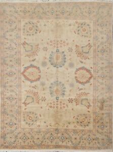 Floral Vegetable Dye Oushak Oriental Area Rug Hand-knotted Home Decor 6x7 Carpet