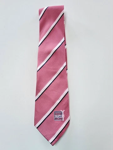 NHL Hockey Fights Cancer Pink Necktie Tie Stripe National Hockey League Cover