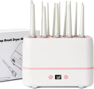 Cepillo de maquillaje máquina secadora rápida - seca 14 pinceles y 2 esponjas en 30-90 minutos Foto 1 de 4
