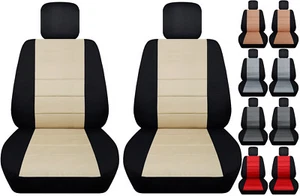 Se adapta a la funda de asiento de coche delantero Ford Edge negra/gris/beige/marrón/rojo/azul/naranja... - Imagen 1 de 16