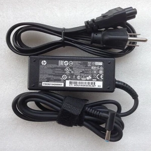 Lot of 5 Genuine 45W OEM HP Laptop Charger Adapter Power Supply Blue Tip - Picture 1 of 3