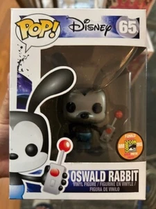 Funko Pop Oswald Rabbit Metallic 65 SDCC 2013 LE 1008PCS Disney Authentic w/ Pro - Picture 1 of 5
