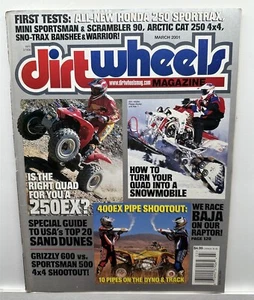Dirt Wheels Magazine March 2001 - Picture 1 of 1