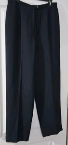 Casual Corner Navy Dress Pants High Rise Career Office Size 14 Lined NWT NB073 - Picture 1 of 10