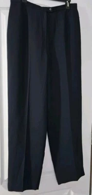 Casual Corner Navy Dress Pants High Rise Career Office Size 14 Lined NWT NB073 - Изображение 1 из 4