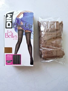 DIM STRÜMPFE FANTASY LES BELLES DE DIM GRÖSSE 2 FARBEN WILDLEDER - Bild 1 von 4