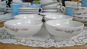 Cuencos vintage Syracuse China MONTLYNN 4 7/8" ~ Juego de 4 ~ - Imagen 1 de 12