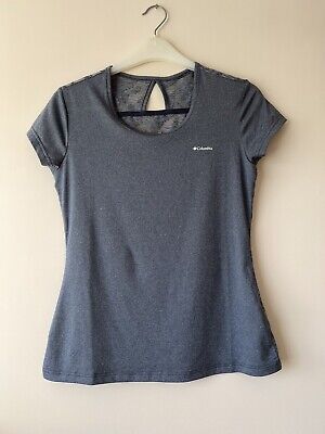 Columbia Womens T Shirt Stretch Activewear Grey Size M • 6.04€