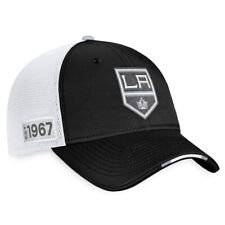 Los Angeles Kings Black/White 2022 NHL Draft Authentic Pro Adjustable Hat Cap