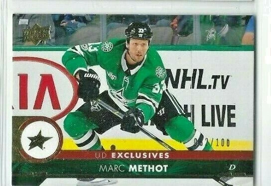 2017-18 Upper Deck Exclusives #307 Marc Methot 082/100 - Image 1 of 1