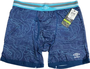 NWT Umbro Men's High Performance Boxer Brief, Black/Green, Black/Red or Blue - Picture 1 of 7