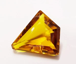 AAA+ 50 quilates amarillo citrino corte elegante piedra preciosa suelta para anillos y colgantes regalos - Imagen 1 de 6