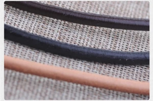 Collana bracciale in pelle rotonda, cordone in pelle materiale fai da te da 1,5 mm a 8 mm - Foto 1 di 8