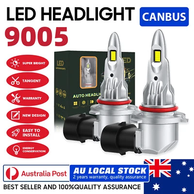 9005 HB3 CANbus LED Headlight Globe Bulb For Mazda 3 2004-2009 MX-5 1998-2005 - image 1 of 4