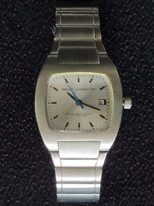 FRENCH CONNECTION FCUK TIME WATCH SAMPLE UNRELEASED DIAL & STAINLESS STEEL STRAP - Picture 1 of 9