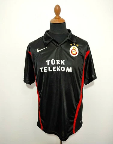 Galatasaray 2011-12 Jersey Third Black Nike Shirt XL Turk Telekom Men Authentic Cover