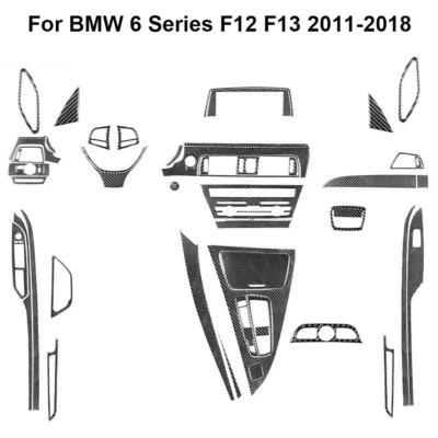Kit de cubierta interior completo de fibra de carbono 61 piezas para BMW Serie 6 F12 F13 Foto 1 de 4